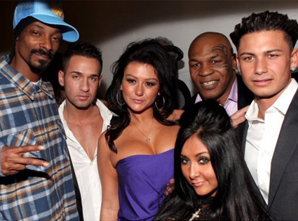 Mike 'The Situation' Sorrentino, Jenni 'J-WOWW' Farley, Nicole 'SNOOKI' Polizzi, Pauly ' Pauly D' Delvecchio, Snoop Dogg, Mike Tyson Mike 'The Situation' Sorrentino, Jenni 'J-WOWW' Farley, Nicole 'SNOOKI' Polizzi, Pauly ' Pauly D' Delvecchio, Snoop Dogg, Mike Tyson
